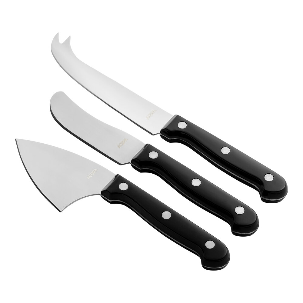 Clevinger Smiley 4 Piece Stainless Steel Cheese Knife Set