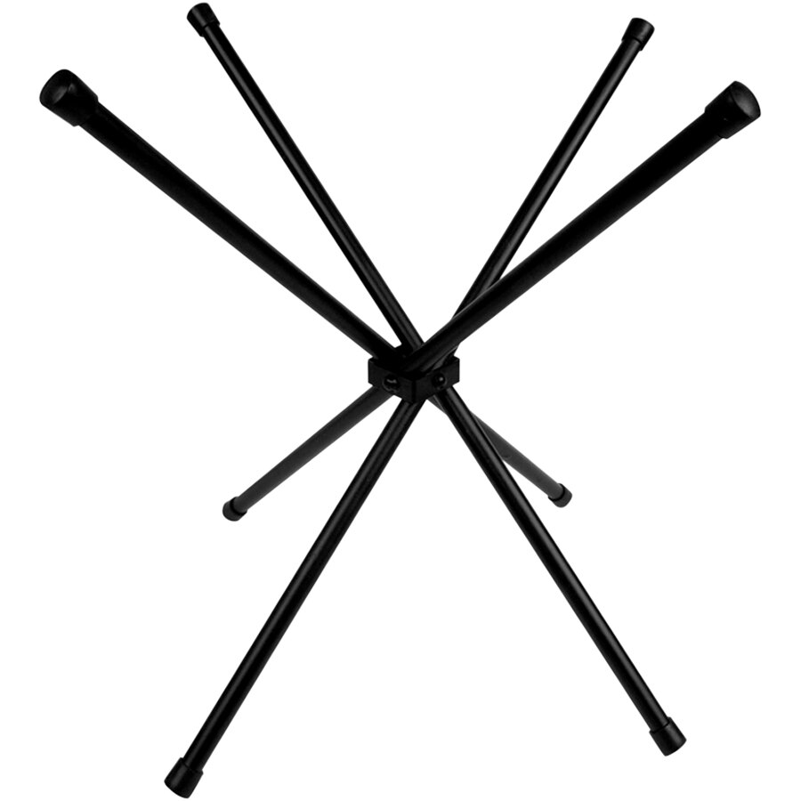 GET Chopstix 20 1/2" PowderCoated Aluminum Black Folding Riser