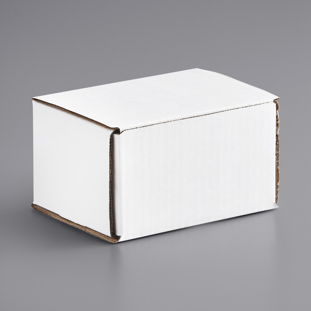 25 5x4x3 White Cardboard Paper Boxes Mailing Packing Shipping Box