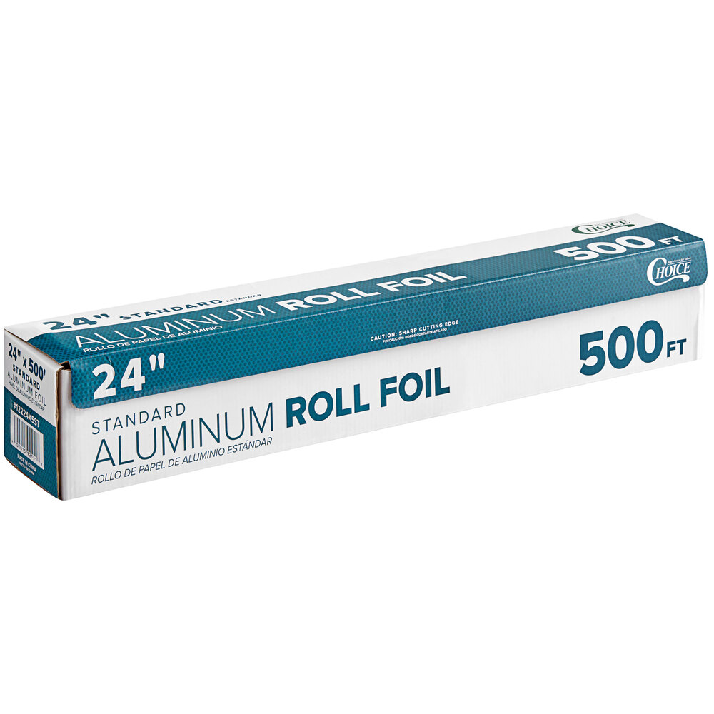 Heavy Duty Aluminum Foil, 12 Inches X 500 Feet, Commercial, 22