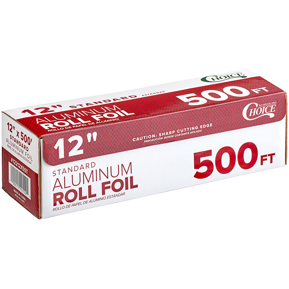 Choice 12 x 500' Food Service Standard Aluminum Foil Roll