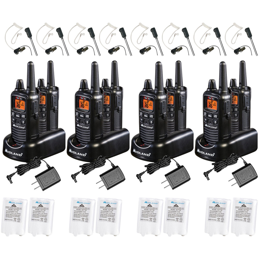Midland FRS TwoWay Business Radio Bundle LXT600BBX4 8/Pack
