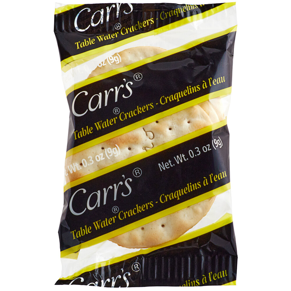 Carr's Table Water 3Count Cracker Pack 200/Case
