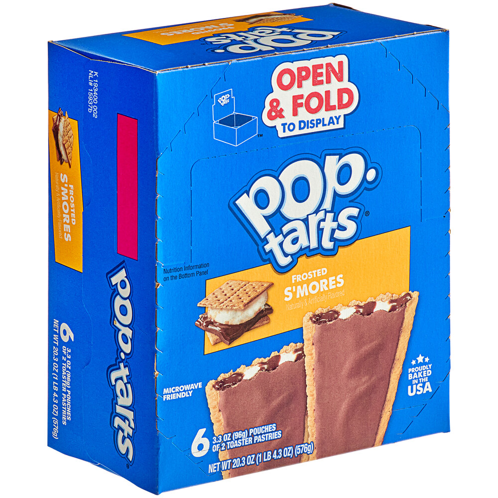 PopTarts Frosted S'mores Toaster Pastry 2Pack 72/Case