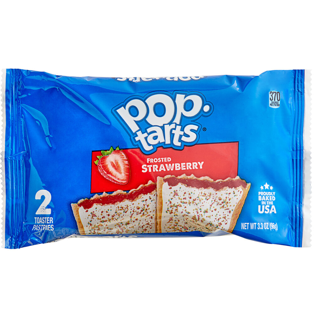 PopTarts Frosted Strawberry Toaster Pastry 2Pack 72/Case