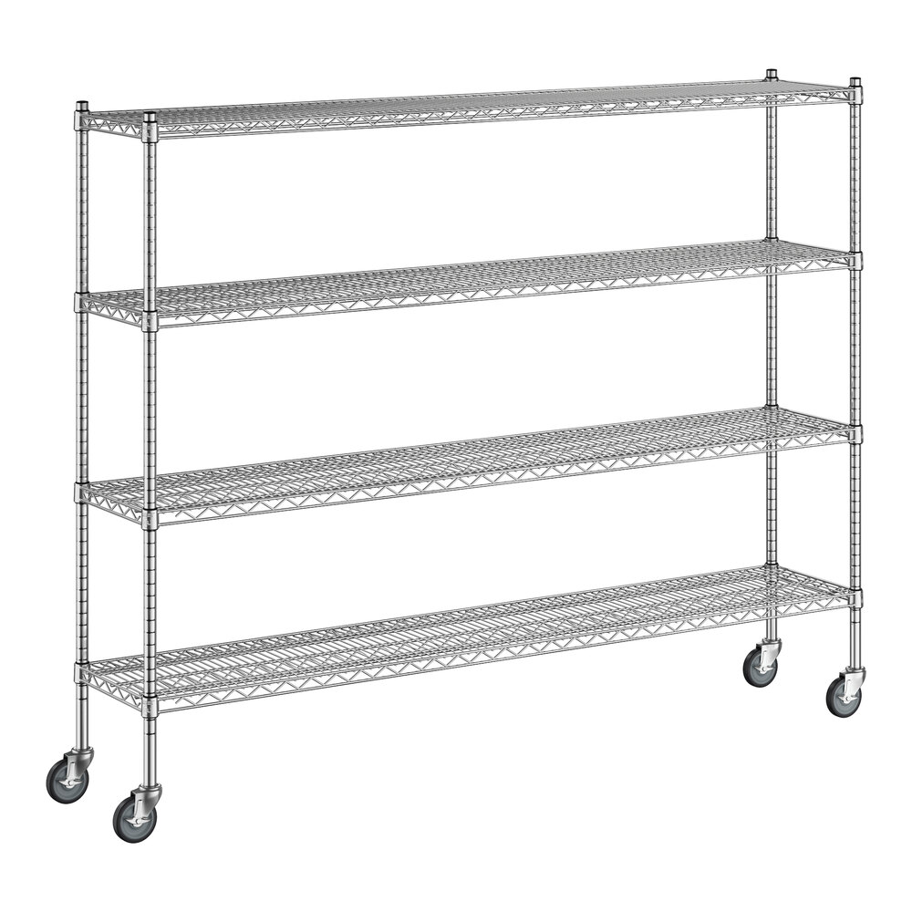 regency-14-x-72-x-60-nsf-chrome-mobile-wire-shelving-starter-kit