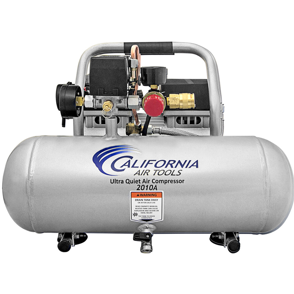 California Air Tools Ultra Quiet OilFree 2 Gallon Aluminum Tank Air