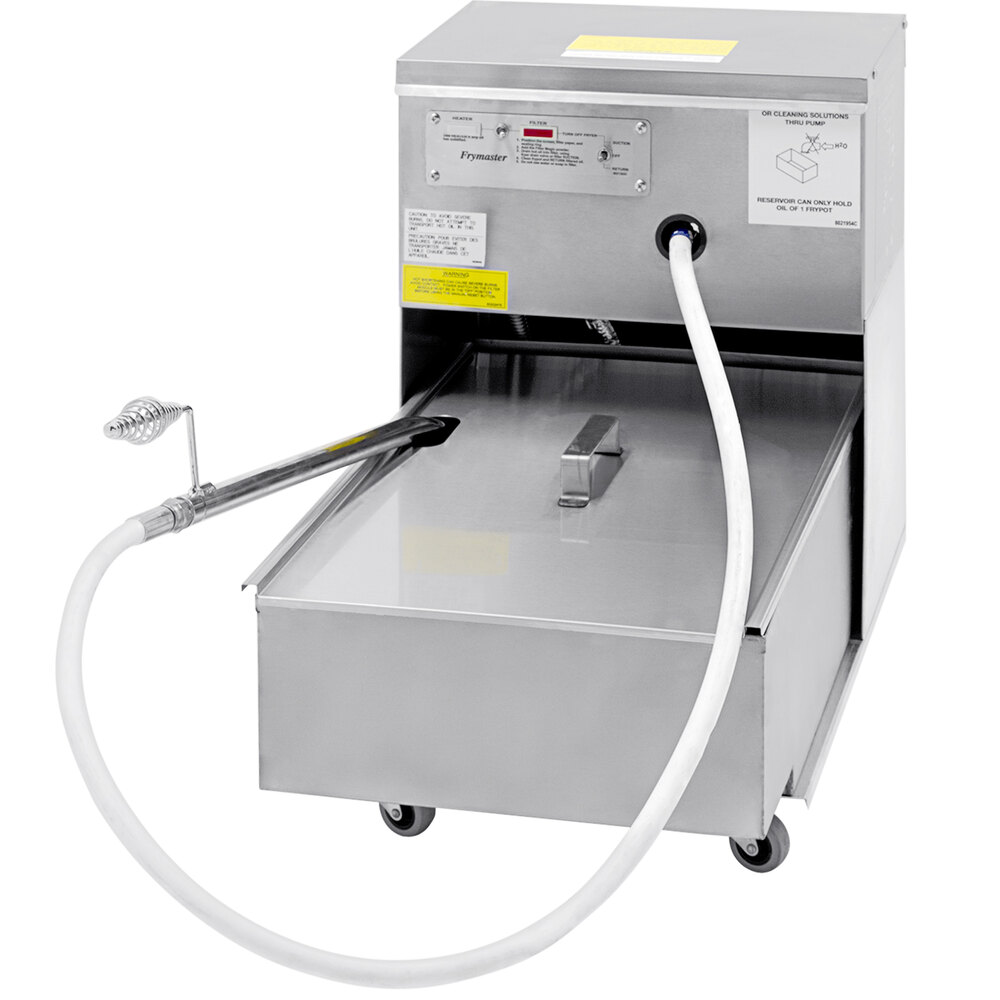 Frymaster PF80R 80 lb. Portable Fryer Oil Filter with Reversible Pump