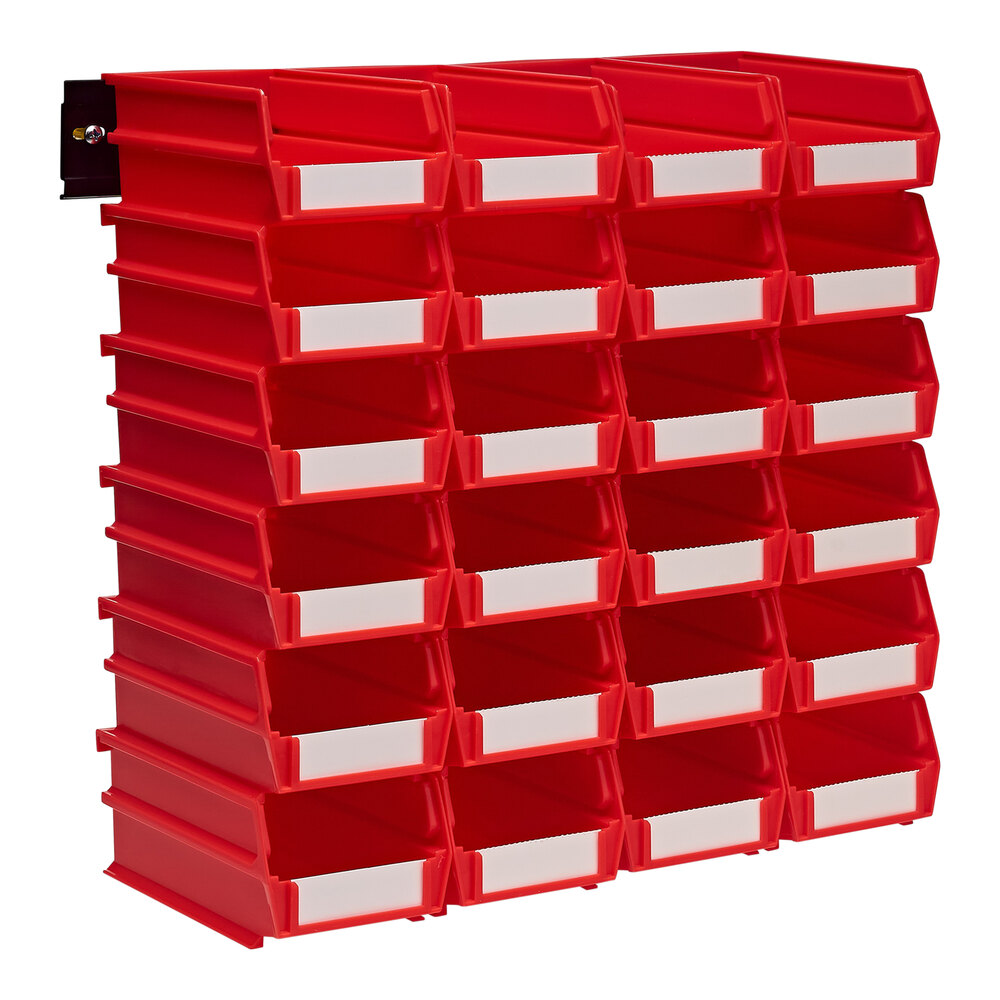 Triton Products LocBin Wall Storage System with (24) 7 3/8