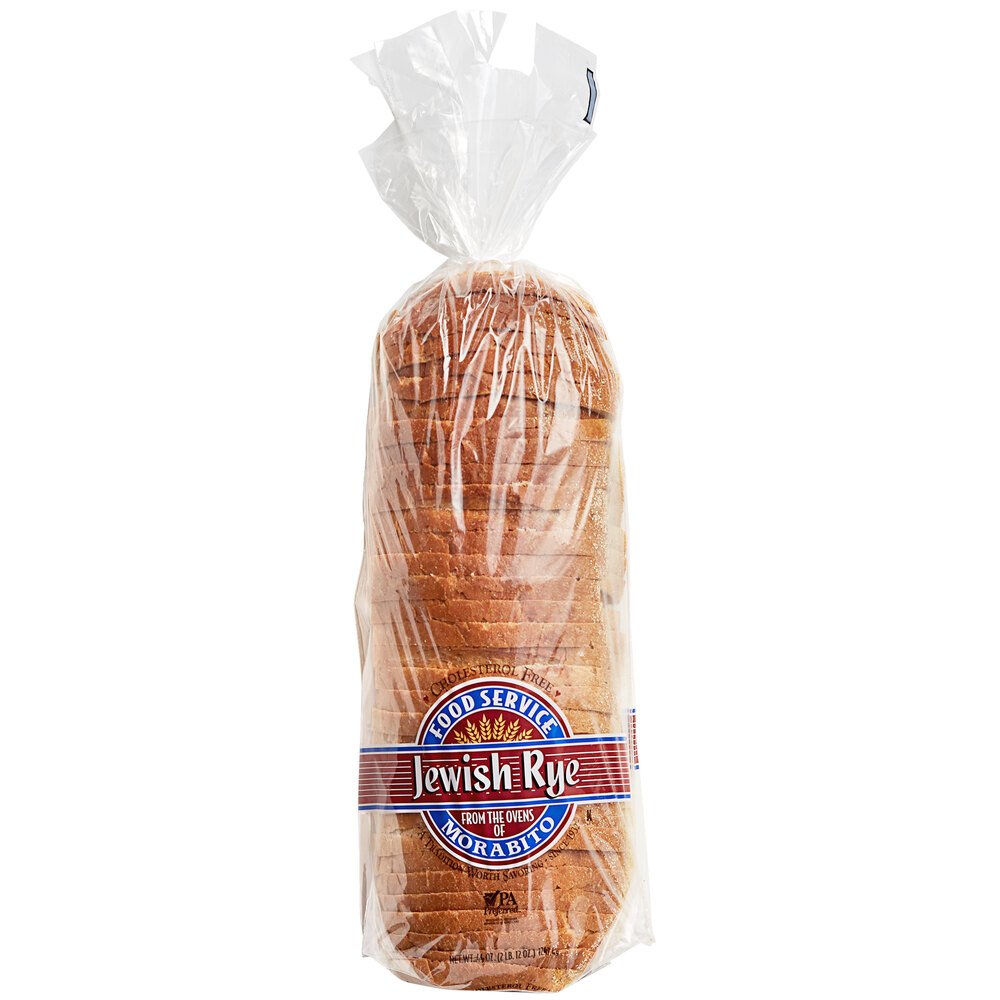 Morabito Fresh Jewish Rye Bread 44 oz. Loaf 4/Case