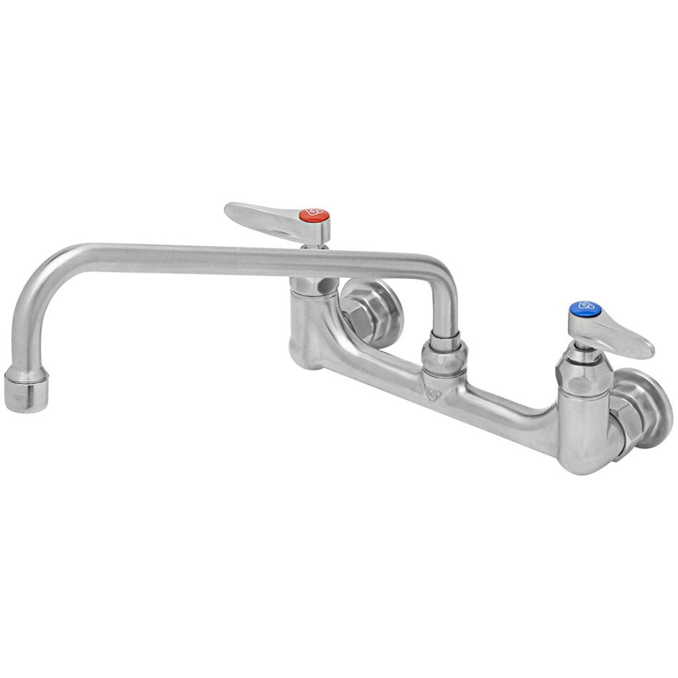 Eversteel by T&S S0231 Stainless Steel Wall Mount Double Pantry Faucet