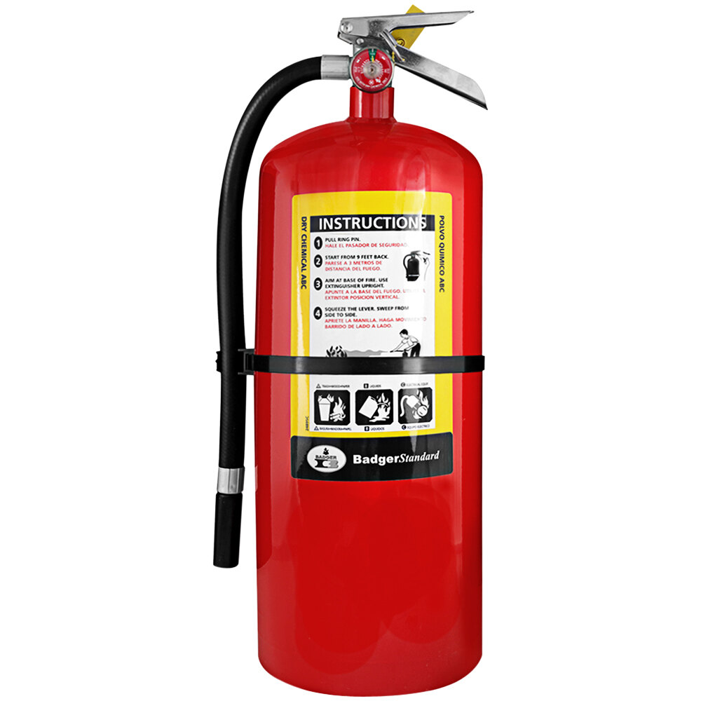 Badger 22682 20 lb. Standard ABC Multipurpose Dry Chemical Fire
