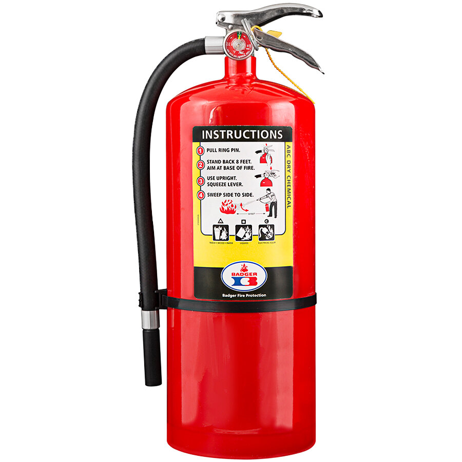 Badger 22682 20 lb. Standard ABC Multipurpose Dry Chemical Fire