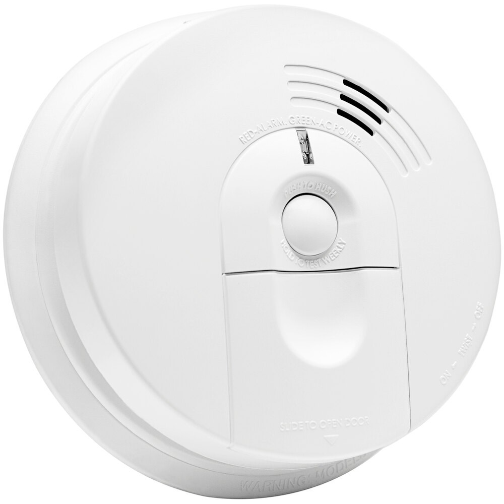 Kidde FireX Hardwired Interconnectable Smoke Alarm with 9V Backup