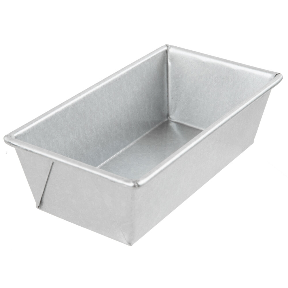 Chicago Metallic 40425 1 lb. Glazed Aluminized Steel Bread Loaf Pan 8