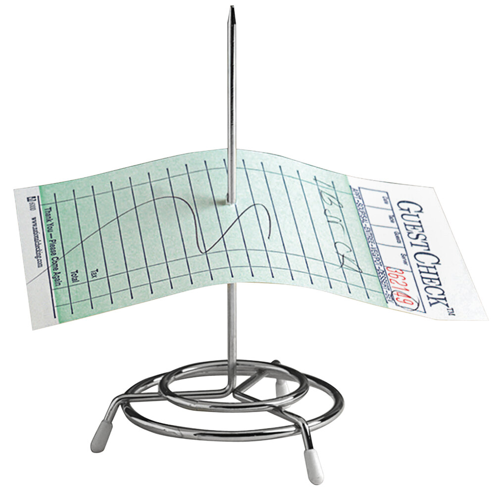 American Metalcraft 6" NickelPlated Iron Check Spindle NCS36