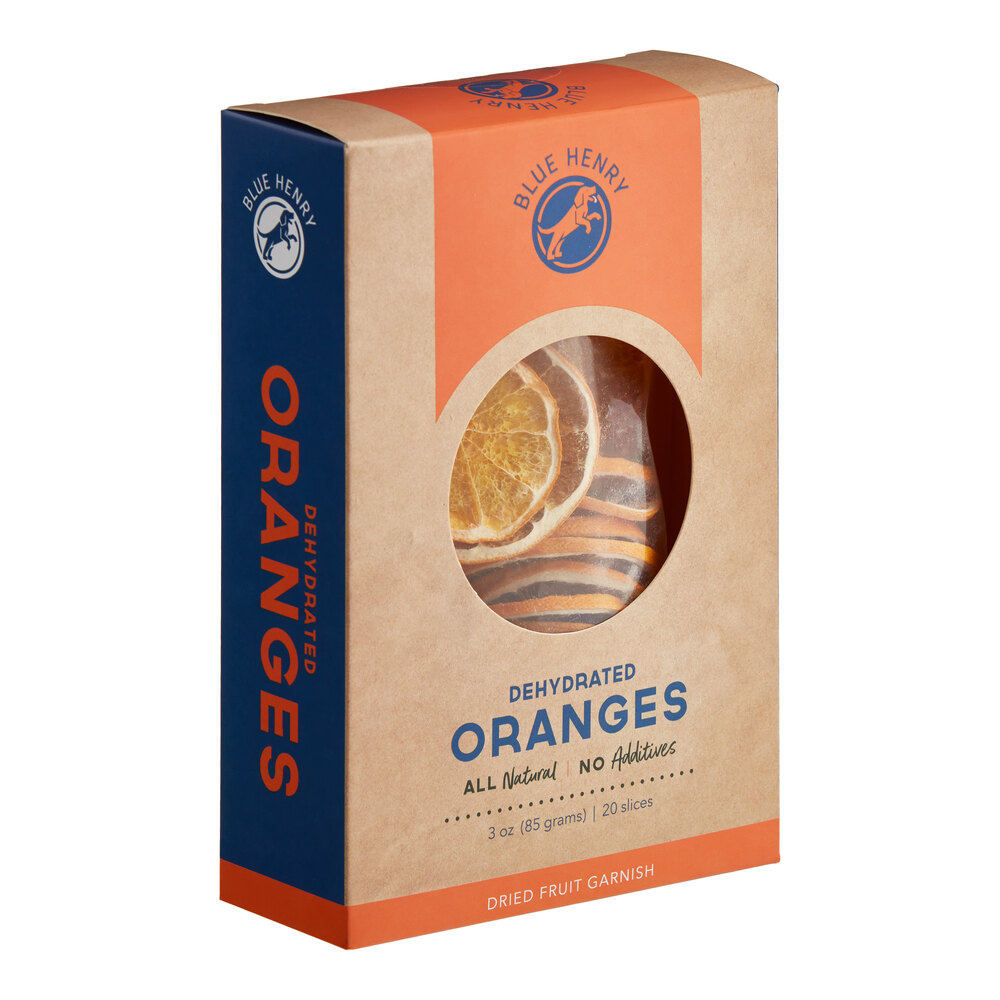 Blue Henry Dried Orange Slices - 20/Box