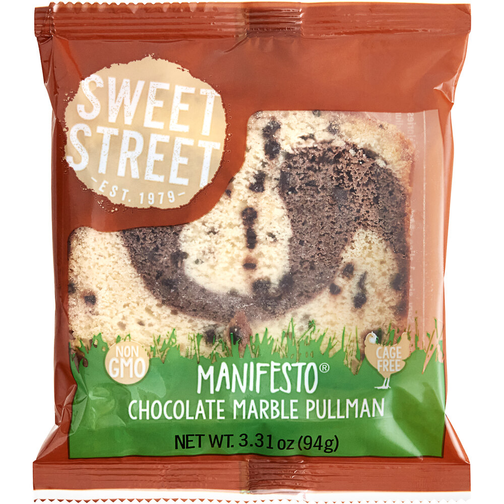 Sweet Street Desserts Manifesto Chocolate Marble Pullman Loaf Cake 3.4