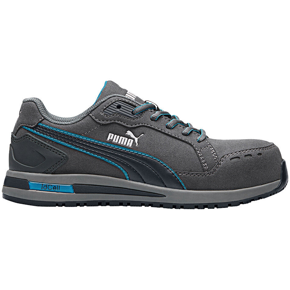 Puma Airtwist Low Women's Medium Width Gray / Blue WaterResistant Composite Toe NonSlip