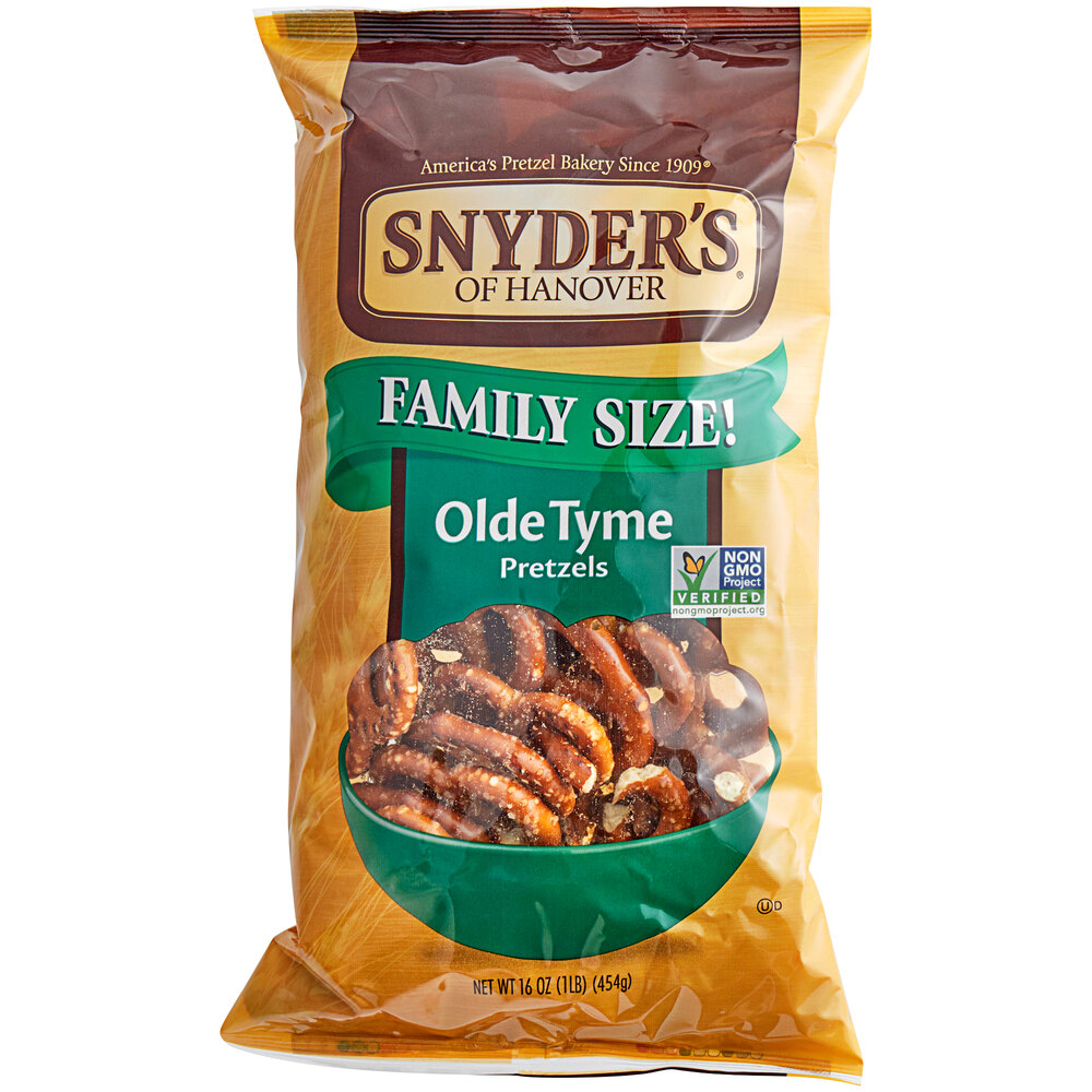 Snyder's of Hanover Olde Tyme Pretzels 1 lb. 12/Case