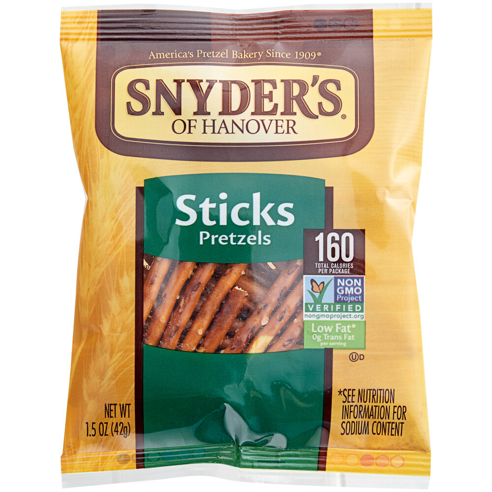 Snyder's of Hanover Pretzel Sticks 1.5 oz. 60/Case