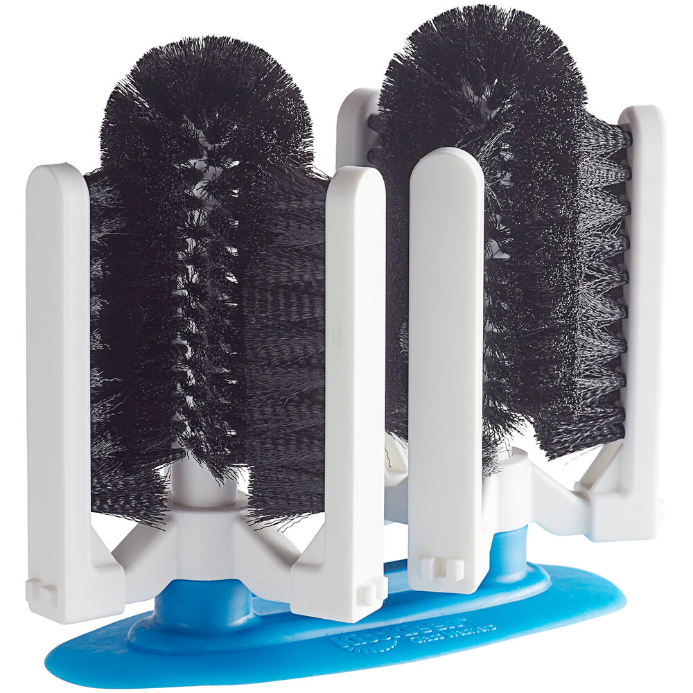 KissKleen KGW-0813 Manual Glass Washer with 8 Brushes