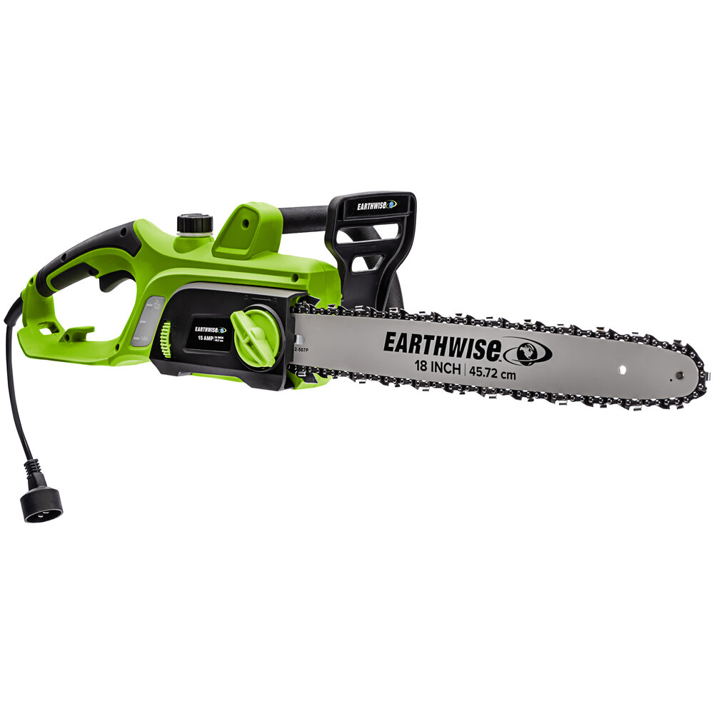 Earthwise 18" Corded Electric Chainsaw CS34018 120V, 60Hz, 15 Amp