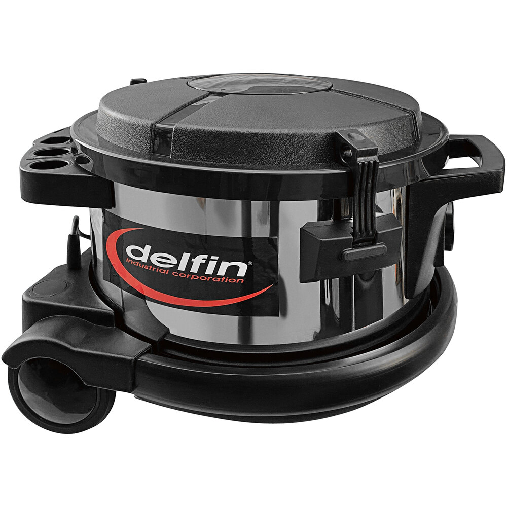 Delfin Industrial Pro HEPA 4 Gallon Dry Canister Vacuum with HEPA