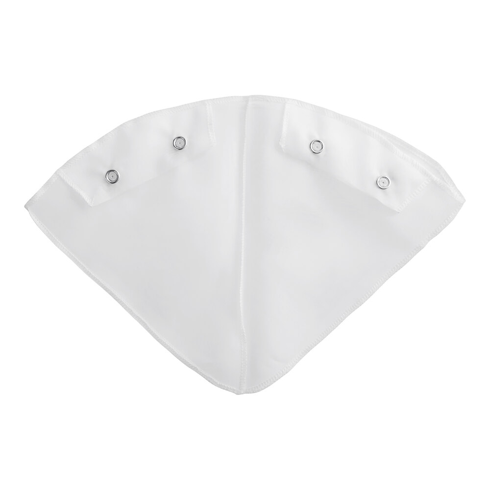 Fryclone 10" ConeShaped Fryer Oil Filter Bag with Snaps