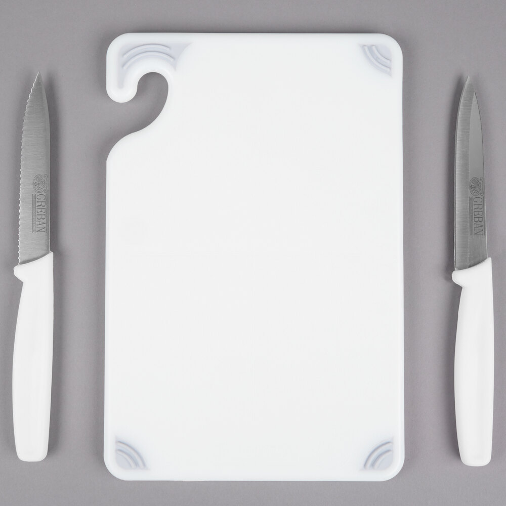 SafTGrip Bar Cutting Board and Knife Set 3 Pieces