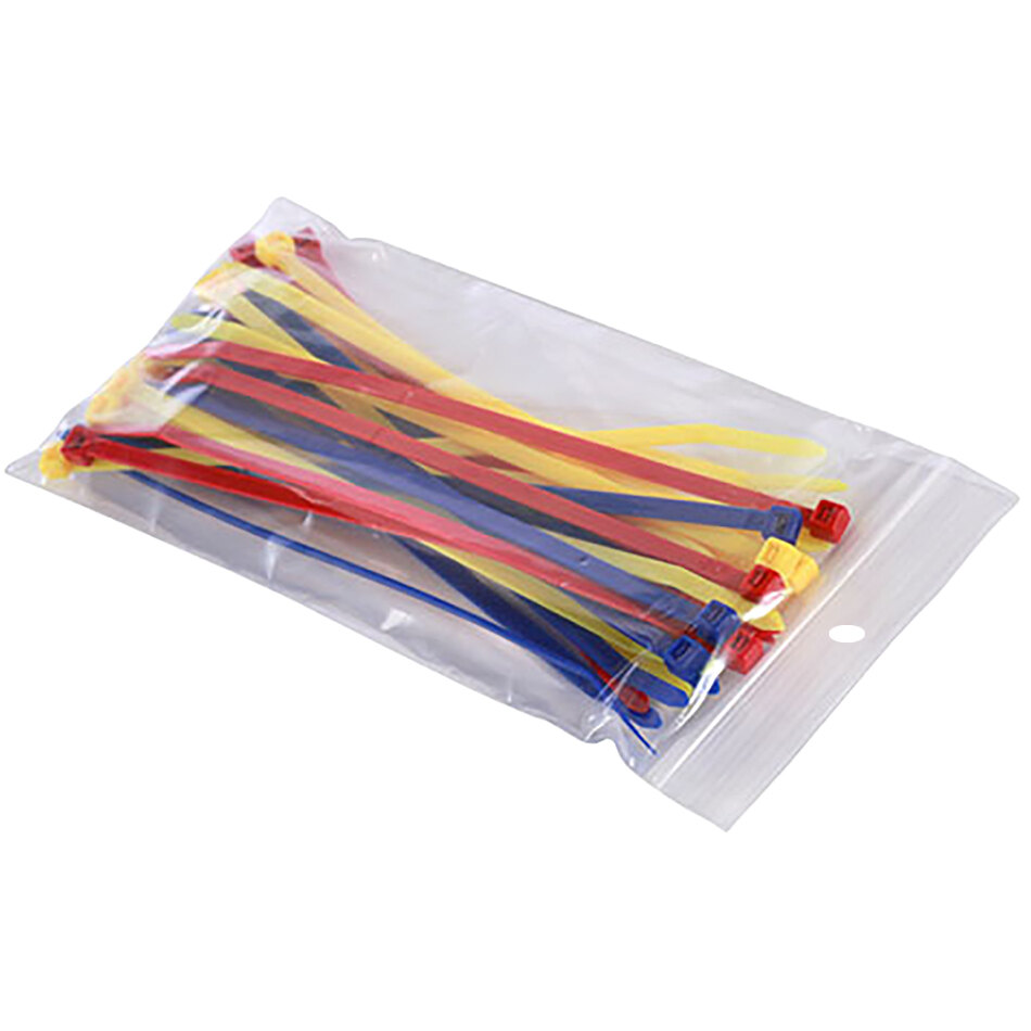 Secure Seal 6x10 Clear Poly Bags – 2 Mil, Reclosable Zipper – Pack Of 1000