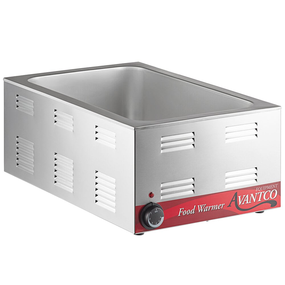 Avantco W50 12 x 20 Full Size Electric Countertop Food Warmer - 120V,  1200W