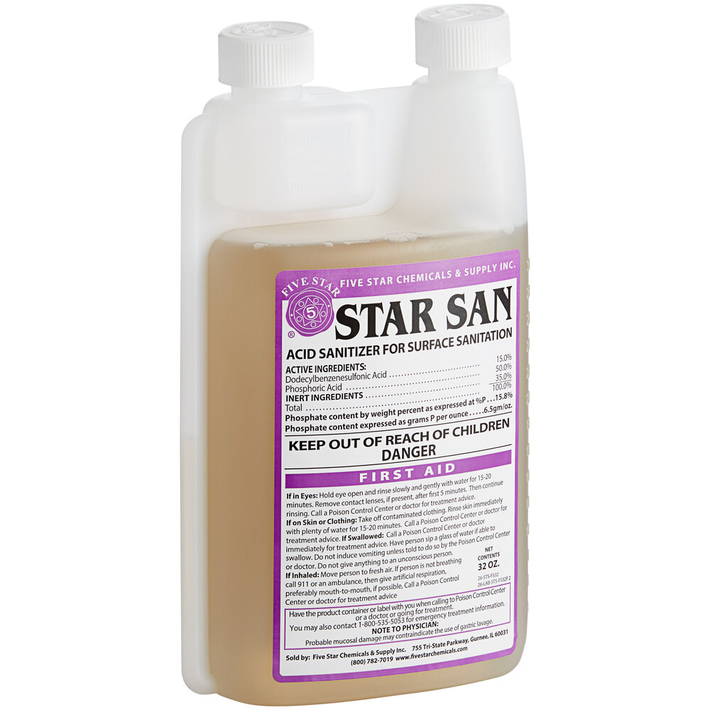 Five Star Chemicals 26-STS-FS32-10 Star San High-Foaming 