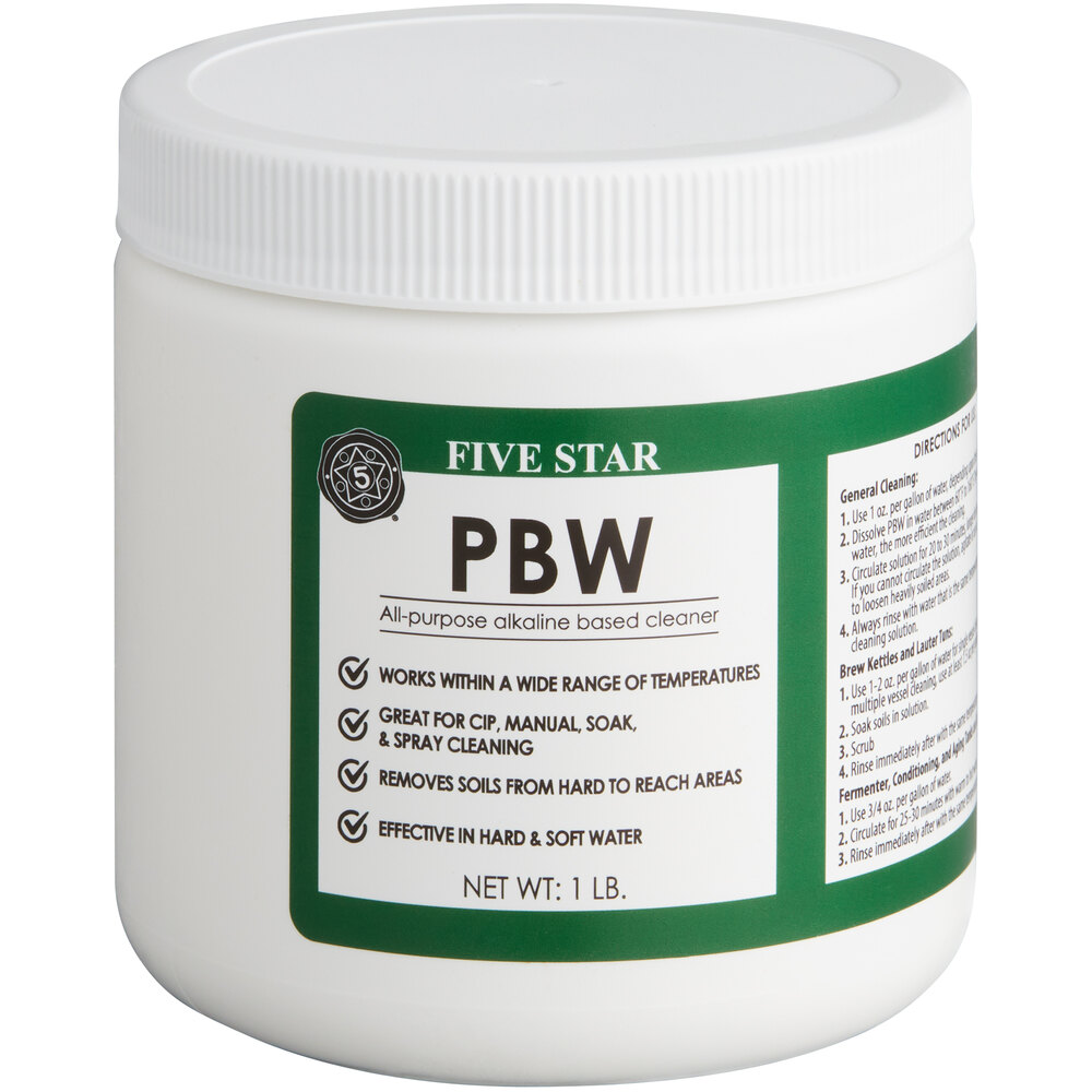 Five Star Chemicals 26-PBW-FS01-12 PBW Non-Caustic Alkaline Brewery ...