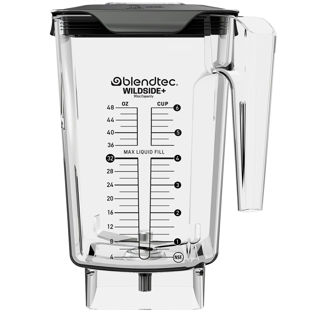 Blendtec WildSide+ 406306 90 oz. Clear Jar with Lid