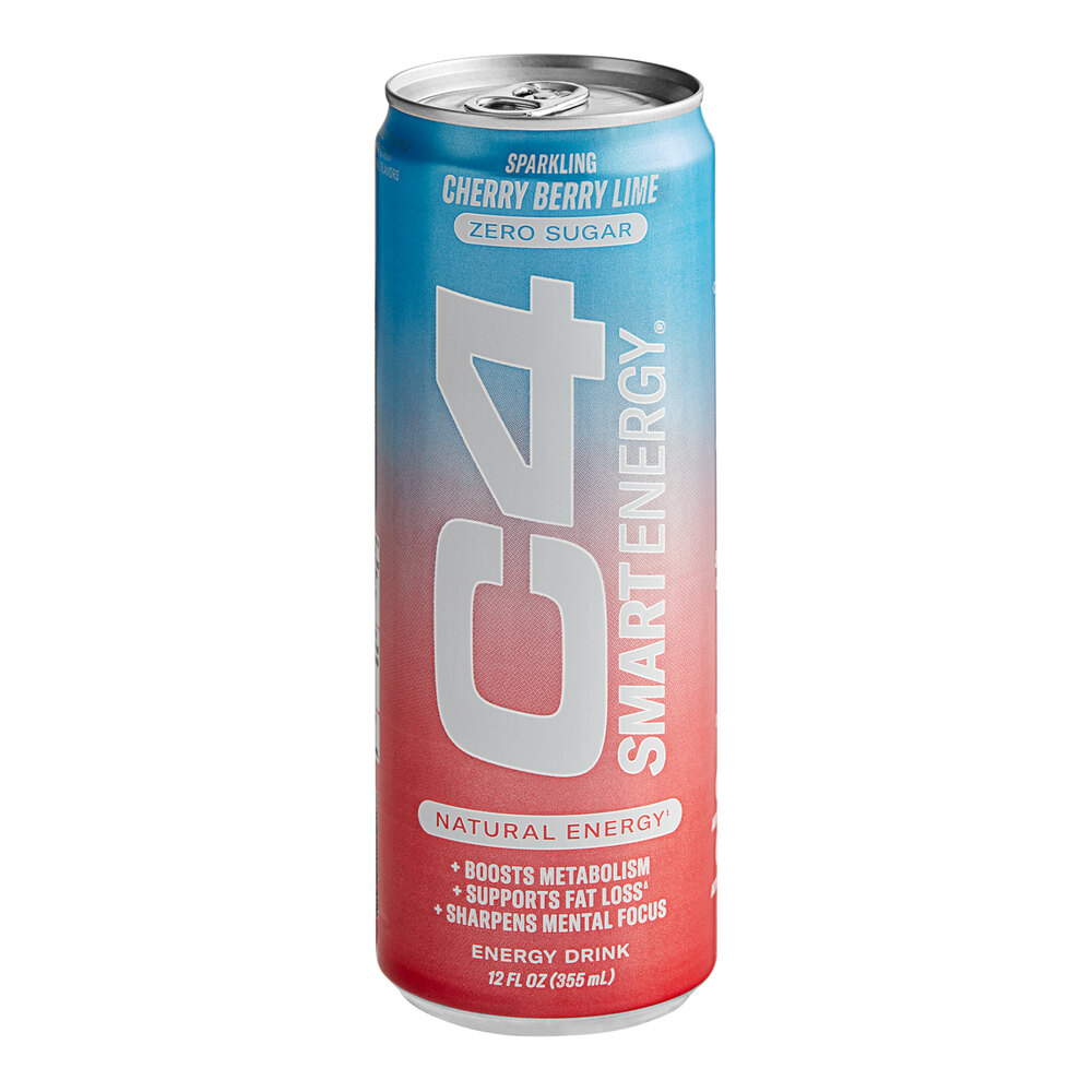 C4 SMART Energy Freedom Ice Energy Drink 12 fl. oz. Can 12/Case