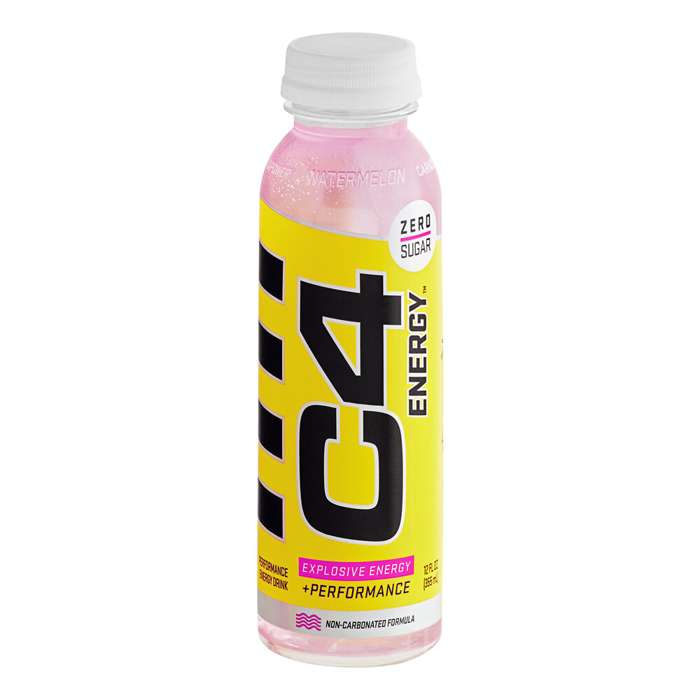 C4 Energy Watermelon Energy Drink 12 fl. oz. Bottle 12/Case