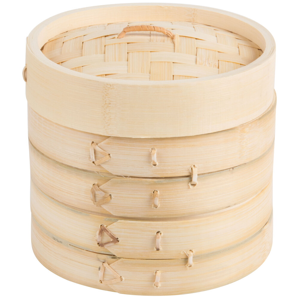 Mini Bamboo Steamer Set, 6" staurantStore
