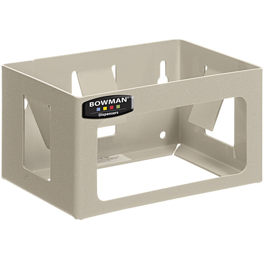 BOWMAN Dispensers Quartz Beige ABS Plastic Universal Face Mask Box