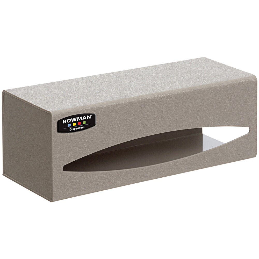 BOWMAN Dispensers Quartz Beige ABS Plastic Wall Mount Single Bag