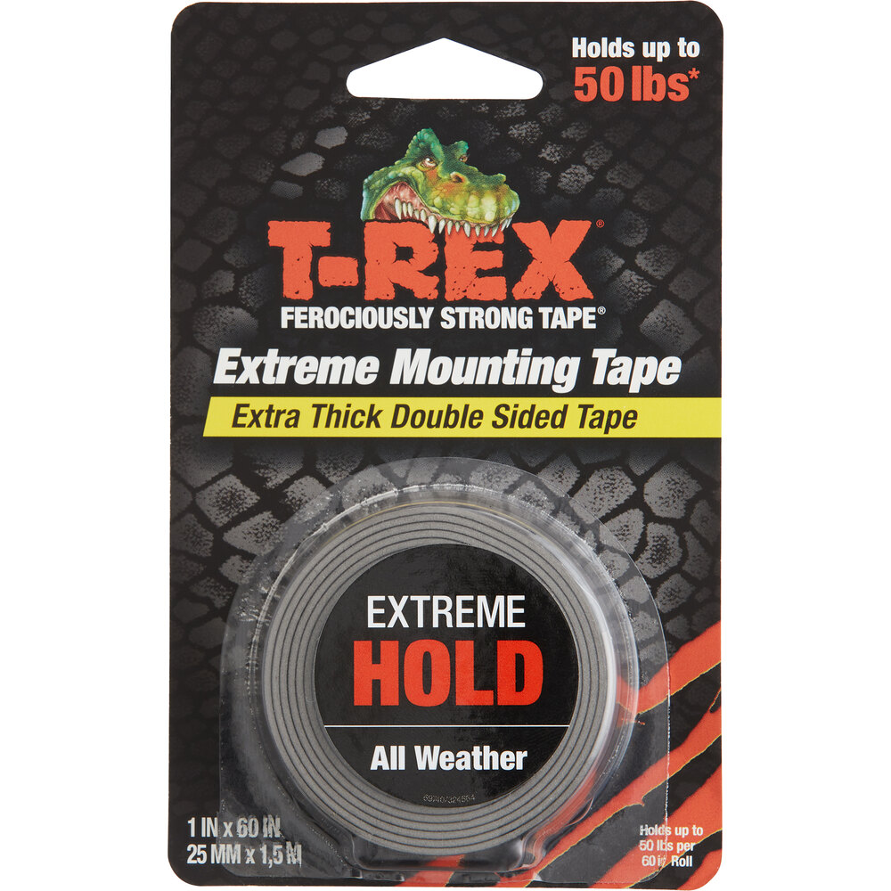 TRex 1" x 5' Extreme Hold Mounting Tape 285665