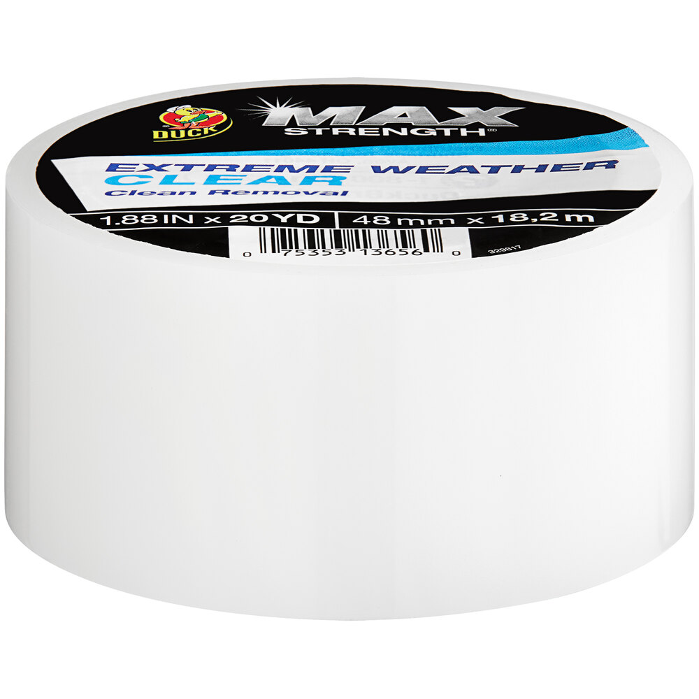 Duck Tape Max Strength 1 7/8" x 20 Yards Clear Extreme Weather Duct