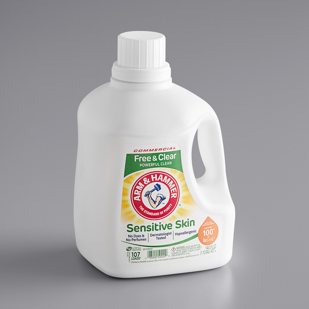 Arm & Hammer 144.5 oz. Perfume and Dye Free HE Liquid Laundry Detergent