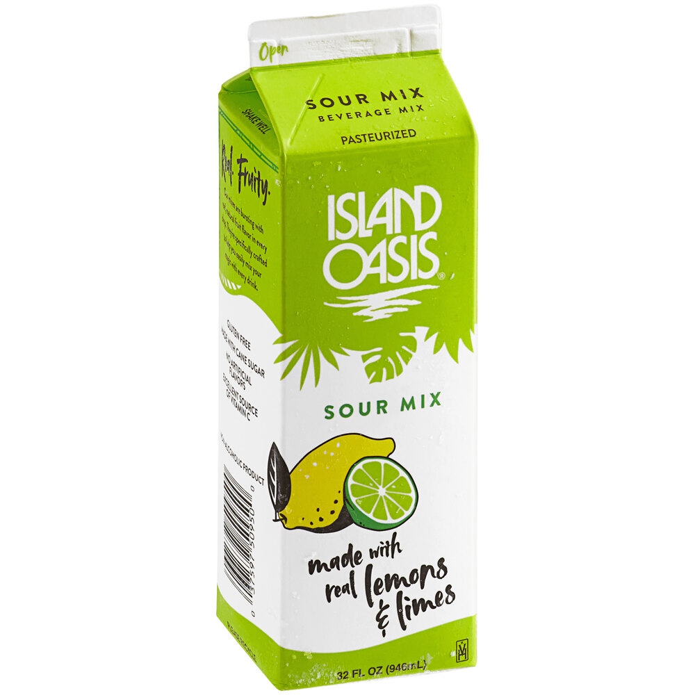 Island Oasis Sour Frozen Beverage Mix 32 fl. oz. 12/Case