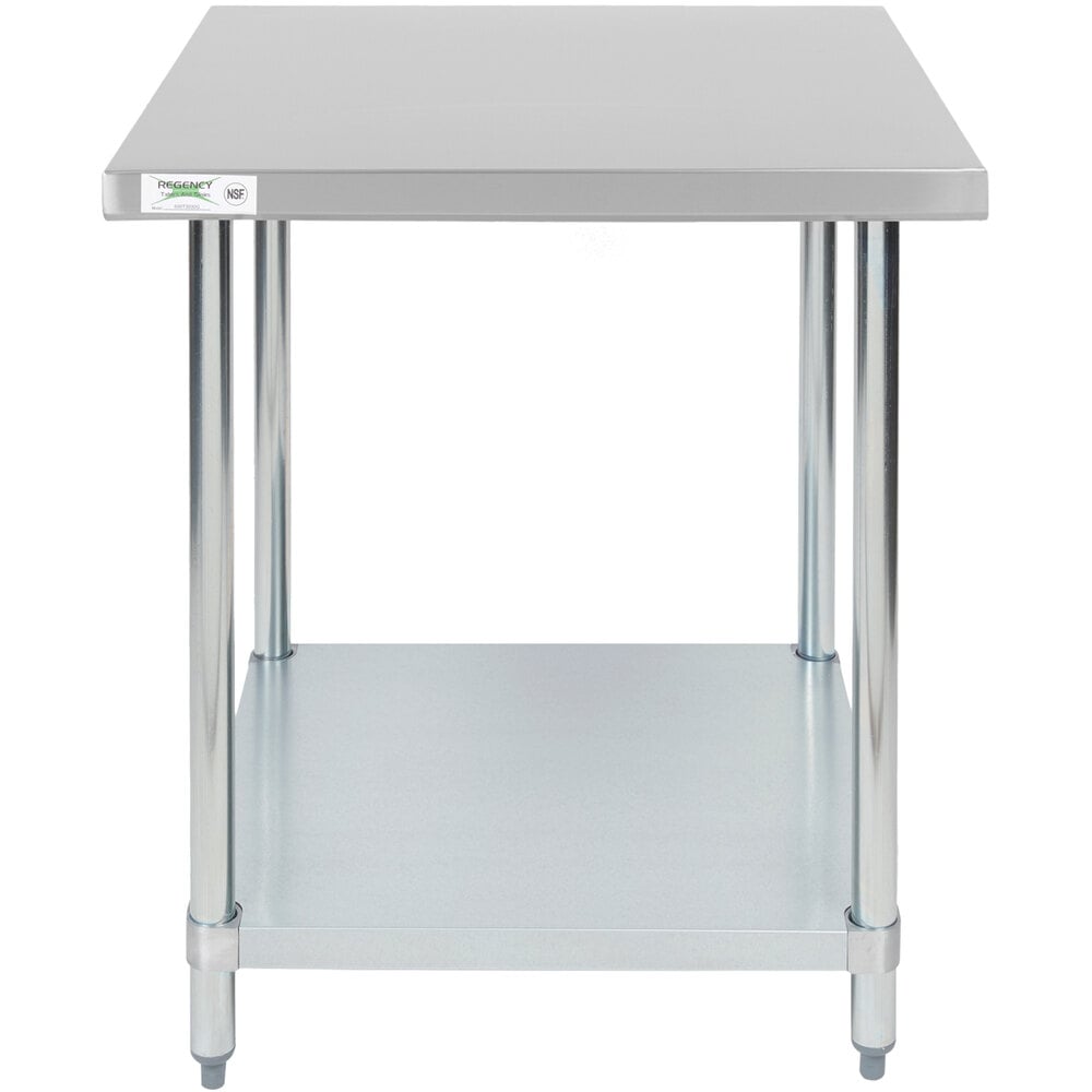 TSW3018SS 18 X 30 X 34 All Stainless Steel Work Table 