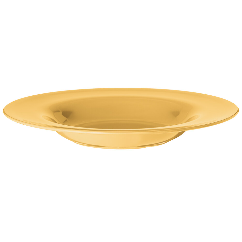 Carlisle 4303022 Durus 20 oz. Honey Yellow Melamine Pasta Bowl 12/Case