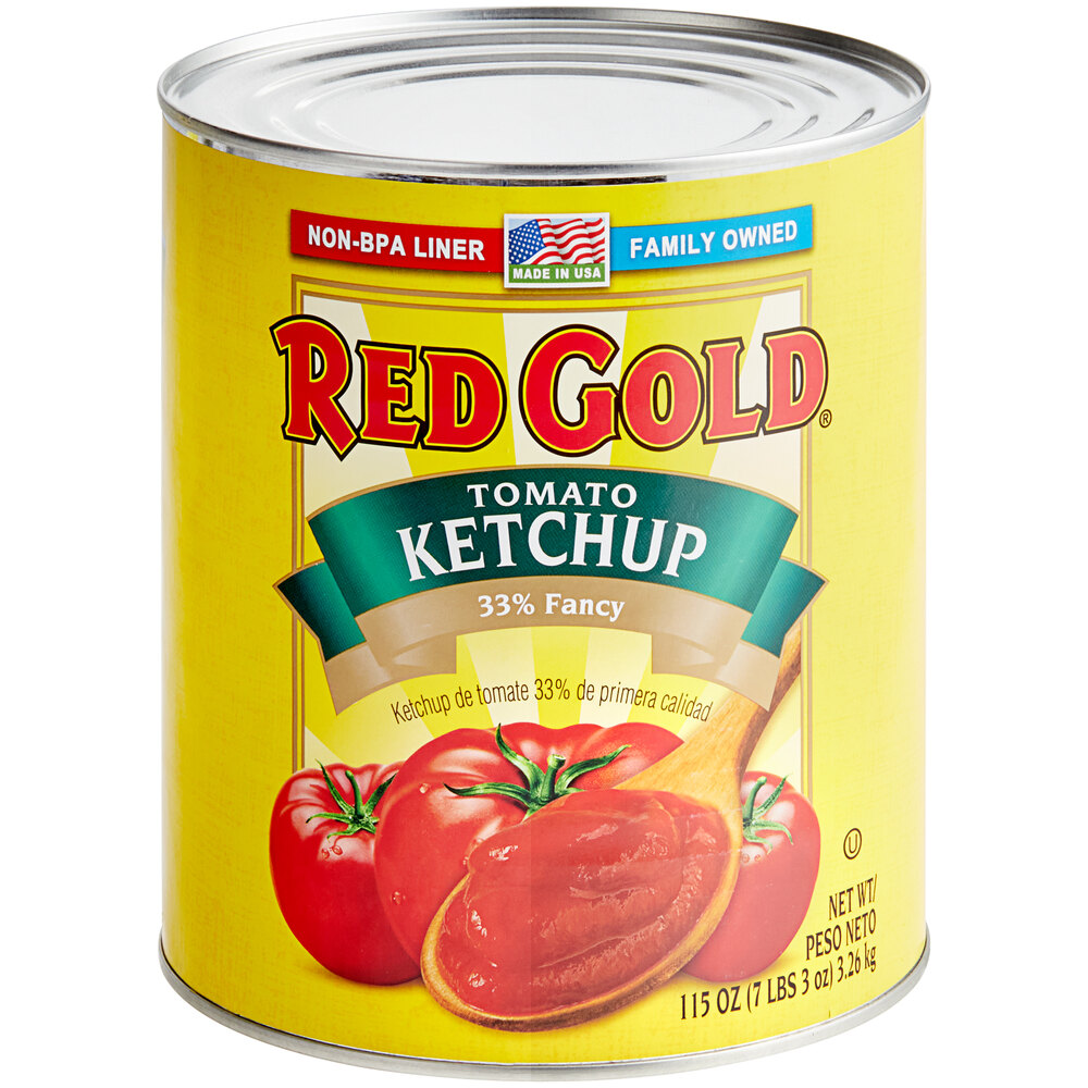 Red Gold 33 Fancy Tomato Ketchup 10 Can 6/Case