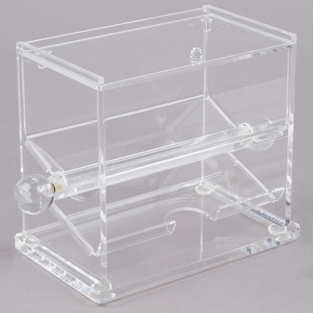 Acrylic Dispenser for 5" Unwrapped Stirrer Straws
