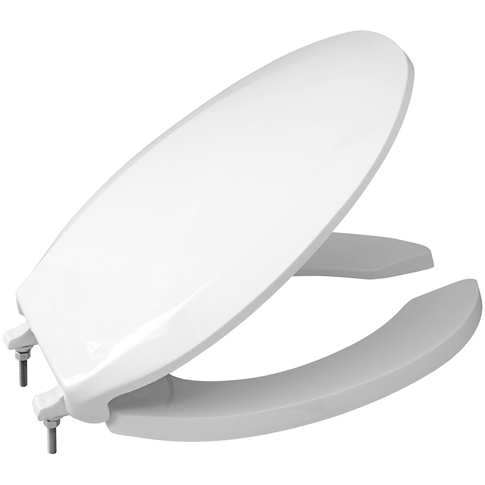 Zurn Elkay Z5957SSEL Elongated Open Front Toilet Seat with Cover