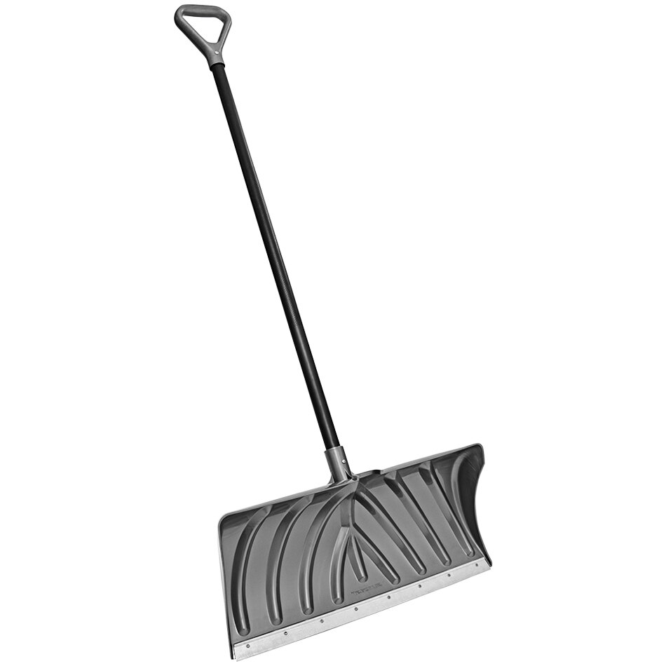 Suncast SP2450 24" Steel Core Snow Pusher with Wear Strip and DGrip Handle